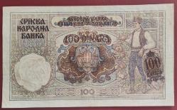 Sırbistan 100 Dinar (1941) ÇÇT