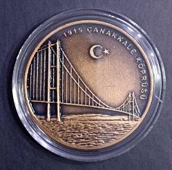 1915 Çanakkale Köprüsü Darphnane Bronz