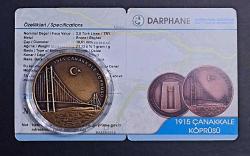 1915 Çanakkale Köprüsü Darphnane Bronz