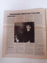 Cumhuriyet Kitap Gazetesi- 29 Aralık 1994 - Sayı 254 -  Boris Vian Veya Kırmızı Ot - Nazım Hikmet - Karvoly Vary Film Festivali -Franz Kafka Fotoğrafı- Turgay Fişekçi - Vitezslav Nezval - Djuna Barnes - Muzaffer Uyguner - Elizabeth Pochoda -