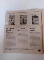 Cumhuriyet Kitap Gazetesi- 29 Aralık 1994 - Sayı 254 -  Boris Vian Veya Kırmızı Ot - Nazım Hikmet - Karvoly Vary Film Festivali -Franz Kafka Fotoğrafı- Turgay Fişekçi - Vitezslav Nezval - Djuna Barnes - Muzaffer Uyguner - Elizabeth Pochoda -