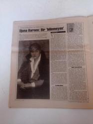 Cumhuriyet Kitap Gazetesi- 29 Aralık 1994 - Sayı 254 -  Boris Vian Veya Kırmızı Ot - Nazım Hikmet - Karvoly Vary Film Festivali -Franz Kafka Fotoğrafı- Turgay Fişekçi - Vitezslav Nezval - Djuna Barnes - Muzaffer Uyguner - Elizabeth Pochoda -