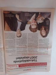 Milliyet Kitap Gazetesi - Ocak 2007 - Dörtnala İnce Memed - Yaşar Kemal Fotoğrafı - Elif Şafak'ın Göçebe Kütüphanesi - 2 Bin Yıllık Tarihin Kitabı - Selim İleri'den Yeni Roman - Türkan Şoray - Zülfü Livaneli - Çıplak Kadın - Ahmet Oktay - Işık Prensesi - Jean Michel Thibaux- Türklerin 2 Bin Yıllık Macerası