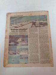 Milliyet Tatil Ve Turizm Rehberi Gazetesi - Test 83 - Mavi Yolculuk - Halikarnas Balıkçısı - Azra Erhat'ın Kaleminden Mavi Yolculuk - Bodrum Çevresinde Bir Gezinti - Datça Yarımadası - Hisarönü Körfezi - Sömbeki Körfezi - Didim - Selim İleri - Turistik Bilmece - Bodrum Tekneleri Başka Olur Denizlerde