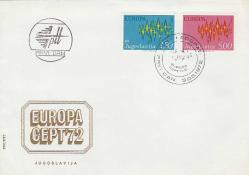1972 YUGOSLAVYA EUROPA CEPT FDC