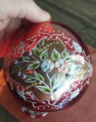 El yapımı üfleme cam şekerlik