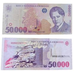 Romanya 50000 Lei 1996 ÇT