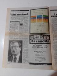 Cumhuriyet Kitap; Gazetesi - 28 Haziran 2001- Sayı 593 - Yunus Nadi Ödülleri 2000 56 Yıldır Aralıksız Veriliyor - Mehmet H. Doğan 70 Yaşında - Fethi Naci'nin Eleştiri Günlüğü'nde Bu Hafta Sabahattin Ali'nin Kürk Mantolu Madonna'sı- Yazın Sanatında Eşcinsellik - Şiir Atlası'nda Bu Hafta Elisaveta Badryana'nın Şiirleri Var - Ernest Hemingway - Kök Türkler