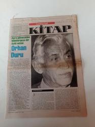 Cumhuriyet Kitap Gazetesi - 2 Temmuz 1998 - Sayı 437 - Kara Gülmeceden Bilimkurguya Bir Öykü Ustası Orhan Duru Fotoğrafı - Halil Kocagöz Şiir Ödüllü Abdulkadir Budak İle Hüseyin Alemdar Konuştu - Veysel Atayman Friedrich Cramer 'in Kaos Ve Düzen'ini Değerlendirdi - ODTÜ'yü ODTÜ Haline Getiren Profesör Doktor Kemal Kurdaş