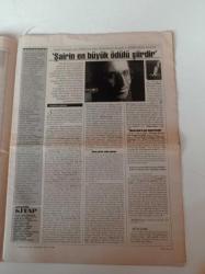 Cumhuriyet Kitap Gazetesi - 2 Temmuz 1998 - Sayı 437 - Kara Gülmeceden Bilimkurguya Bir Öykü Ustası Orhan Duru Fotoğrafı - Halil Kocagöz Şiir Ödüllü Abdulkadir Budak İle Hüseyin Alemdar Konuştu - Veysel Atayman Friedrich Cramer 'in Kaos Ve Düzen'ini Değerlendirdi - ODTÜ'yü ODTÜ Haline Getiren Profesör Doktor Kemal Kurdaş