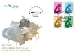 2021 ATATÜRK KONULU SÜREKLİ POSTA PULLARI FDC