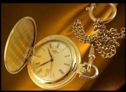 Antika - İsveç Tempic köstekli takvimli altın kaplama saat otomatik - kitantik - kitaLog