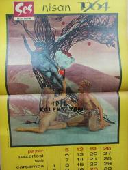 Ses Dergisi - 28 Mart 1964 - Sayı:14 - Claudia Cardinale - Eddie Fisher - Metin Erksan - Lale Sarı - Suzanne Pleshette - Troy Donahue - Şeytan Ruhlu Kadın fotoromanı - Belgin Doruk - Jill St. John - Gregory Peck - Aylık Takvim - Ay yıldız korse sütyen reklamı - Evrim Fer - Millie Perkins - Türkan Şoray - Aysel Tanju - Oktay Menteş - Yabancı film fotoromanı - Caterina Valente - Ergün Köknar - Tunç Yalman - Şirin Devrim - Agah Hun - David Pursley - Zihni Küçümen - Tolga Tiğin - Yurdan Göklü - Gündüz Kalıç - Seden Kızıltunç - Erman Saner film -