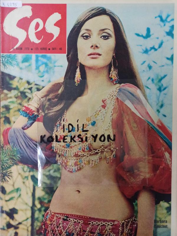 Ses Dergisi 14 Kasım 1970 Sayı 46 Barbara Bouchet Hülya  