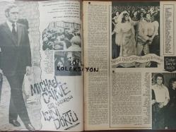 Ses Dergisi - 23 Ocak 1971- Sayı:4- Fatma Belgen - Aytaç Arman - Elmacı Kadın - Yıldız Kenter - Michael Caine - Cilalı ibo - Serpil Gül - Nejat Uygur - Feridun Karakaya - Turist Ömer - Sadri Alışık - Halit Kıvanç - Küçük Kuş filmi - Ümit Yaşar - Nilüfer Koçyiğit - Yılmaz Duru - Liza Minnelli - Edith Piaf - Erol Büyükburç - Adile Naşit - Müjdat Gezen - Atacan Arseven - Müfit Kiper - Rıza Tüzün - Arzu Okay - Alain Delon - Ömer Şerif - Kartal Tibet - Feri Cansel - Zeki Müren - Aziz Azmet - Ray Charles - Orhan Şener - Cem Karaca - Fikret Kızılok - Tuborg reklamı fotoğraf ve haberi - Tam Takım Dergi