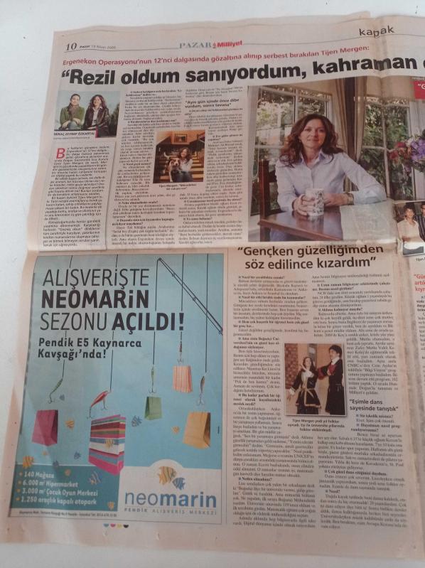 Milliyet Pazar Gazetesi 19 Nisan 2009 İlber Ortaylı Türkan  