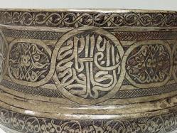 Muazzam Osmanlı İşçiliği ve Detayları Olan Bakır Kase -  Badya