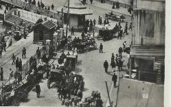GALATA KÖPRÜSÜ FAYTONLAR,VAPURLAR,MAVNALAR ÇİL FOTOKART...
