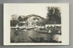 OSMANLI DÖNEMİ KÜÇÜKSU KASRI ÖNÜNDE GEZİNTİ KAYIKLARI FOTOKARTI...