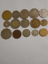 15 ADET KARIŞIK YABANCI MADENİ PARA LOTU YB3