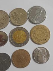 15 ADET KARIŞIK YABANCI MADENİ PARA LOTU YB5