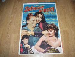 DÖNEMİNDEN ORJİNAL FİLM AFİŞİ - SATMIŞIM ANASINI - ADİLE NAŞİT - FİLİZ ERSÜRER - NİLGÜN SARAYLI - TAŞKIN SABAH