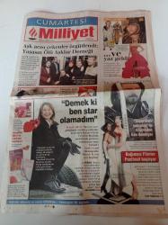 Milliyet Cumartesi Gazetesi - 7 Şubat 2004 -  Tarık Akan - Oktay Kaynarca - Hülya Avşar - Kurtlar Vadisi - Acun Ilıcalı -Aşk Acısı Çekenler Örgütlendi Yaşasın Ölü Aşklar Derneği - Demet Akbağ Fotoğrafı- Amerikalı Samuray -Tom Cruise