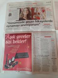 Milliyet Cumartesi Gazetesi - 11 Şubat 2006 - Özge Özberk Fotoğrafı - Çemberimde Gül Oya - Babam Ve Oğlum - G.O.R.A - Anılarını Perdede Anlatan Geyşa - Sevgililer Günü İçin Takılar - Başbakanın Atkısı - Ahmet Ümit'in Öyküsü Aşk Köpekliktir Sahneye Uyarlandı