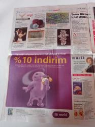 Milliyet Cumartesi Gazetesi - 11 Şubat 2006 - Özge Özberk Fotoğrafı - Çemberimde Gül Oya - Babam Ve Oğlum - G.O.R.A - Anılarını Perdede Anlatan Geyşa - Sevgililer Günü İçin Takılar - Başbakanın Atkısı - Ahmet Ümit'in Öyküsü Aşk Köpekliktir Sahneye Uyarlandı
