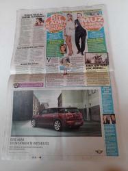 Sözcü Pazar Gazetesi - 6 Kasım 2016 - Ufuk Özkan - Özge Ulusoy - Ojeli Erdal Beşikçioğlu - Müjdat Gezen'den 53 Yıl Sonra Aynı Sahne - Erkan Özerman 77'sine Girdi - Sevgi Müzikali - Farah Zeynep Abdullah - Muazzez Abacı - Tümer Metin