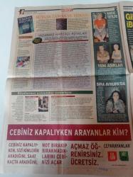 Star Box Gazetesi - 18 Haziran 2003 - Genç Parti Genel Başkanı Cem Uzan - Müzik Sektöründe İbrahim Tatlıses Bereketi - Alkent 2000 Tenis Turnuvası - Ünlülerin Golf Heyecanı - Mustafa Koç - Havuç Tatilde - Minik Serçe Sezen Aksu Arı Gibi - Kenan Işık'tan Oğluna Karne Hediyesi