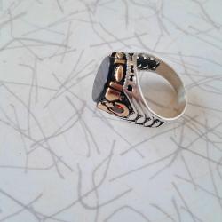 Ayyıldızlı Gümüş Yüzük