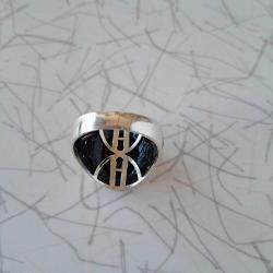 Ayyıldızlı Gümüş Yüzük