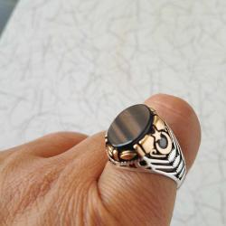 Ayyıldızlı Gümüş Yüzük