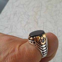 Ayyıldızlı Gümüş Yüzük