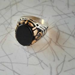 Ayyıldızlı Gümüş Yüzük