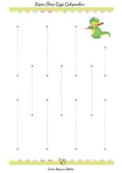 Okul Öncesi Süper Ötesi Çizgi Çalışmaları YAZ-SİL Kitabı