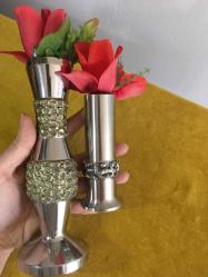 Vintage 2 adet çiçeklik