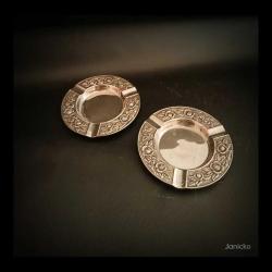 Gümüş Kaplama Çift Kül Tablası