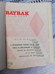 BAYRAK AYLIK DERGİ TEK CİLT, TOPLAM 11 SAYI (YIL: 1969-1970, SAYI:660, 661, 662, 663, 664, 665, 666, 667, 668, 669, 670, 671)