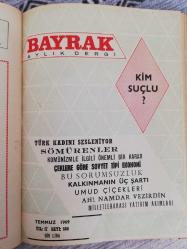 BAYRAK AYLIK DERGİ TEK CİLT, TOPLAM 11 SAYI (YIL: 1969-1970, SAYI:660, 661, 662, 663, 664, 665, 666, 667, 668, 669, 670, 671)