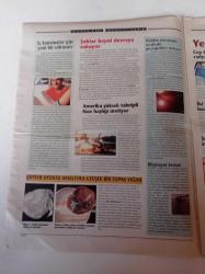 Cumhuriyet Bilim Teknik Gazetesi - 4 Ocak 2003 - Sayı 824 - Et Eken Biftek Biçer - Kuyruklu Yıldızlı Ocak Ayı - Saçmalamak İsabetli Karara Engel Değil a- Karbonmonoksit Zehirlenmesi - Mars'ta Bir Zamanlar Dev Akarsular Vardı - Doçentlik Başvuruların Değerlendirilmesi Üzerine