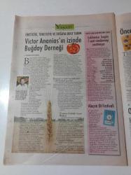 Cumhuriyet Sürdürebilir Yaşam Gazetesi - 26 Mart 2011 - Sayı 20 -  Victor Ananias'ın İzinde Buğday Derneği - Zihin Emeği Kol Emeği - Darüşşafaka Cemiyeti -Kent Sarmalında Kadın Olmak - Dünya Saati Kampanyasına Çağrı - Güvenilir Nükleer Masalı Bitiyor - Alaçatı Ot Festivali - Uygarlıkların Erozyonu
