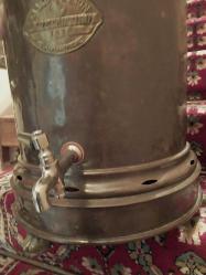 BAKIR SEMAVER, ÇARLIK RUSYASI 1910 TARİHLİ MUSLUKLU, BAKIR SEMAVER.SAĞLEPLİK, BAKIR GÜHÜM KAZAN.