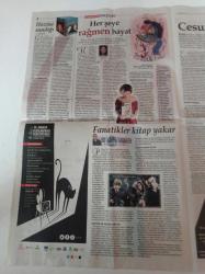 Cumhuriyet Pazar Gazetesi - 14 Nisan 2019 - Sayı 1518 - Bob Marley'in İzinde - Ercan Kesal Fotoğrafı - Şarlo 130 Yaşında - Damla Sönmez'den En İyi 5 - Yanlış Diyet Sağlık Düşmanı - Fanatikler Kitap Yakar Tarihte Örneği Çok - Game Of Thrones - Monteyi Bay