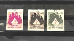 LOT.13 » 1948 KIZILAY KY 9-10. / 10 RENK ERÖRÜ ( KAHVERENGİ - YEŞİL ) NADİR BULUNUR.