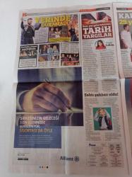 Sözcü Pazar Gazetesi - 10 Eylül 2017 - Kardeş Türküler 25 Yıldır Barış Yolunda - Burak Özçivit Fotoğrafı - Kerem Bursin - Gelin Kaynana Tarkan'ı Beraber İzledi- Gökçe Bahadır'ın Müzikal Heyecanı - Emina Sandal Ormanda Form Tutuyor - Hülya Avşar - Sibel Can - Mehmet Ali Erbil