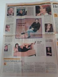 Milliyet Kültür Sanat Gazetesi - 18 Nisan 2002 -  Kenan İmirzalıoğlu - Üniversitede Kütüphane Komedyası - Tarık Akan - Elton John - Herkesi Yenen Türk -Sansürlü Festival 21. Uluslararası İstanbul Film Festivali - Zeki Demirkubuz - Albert Camus - Yabancı Romanı - Zeynep Tokuş Fotoğrafı - Yazgı Filmi