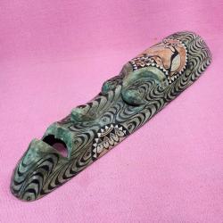 VINTAGE EL YAPIMI AHŞAP AFRİKA MASK 49,5 cm