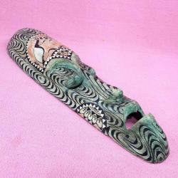 VINTAGE EL YAPIMI AHŞAP AFRİKA MASK 49,5 cm